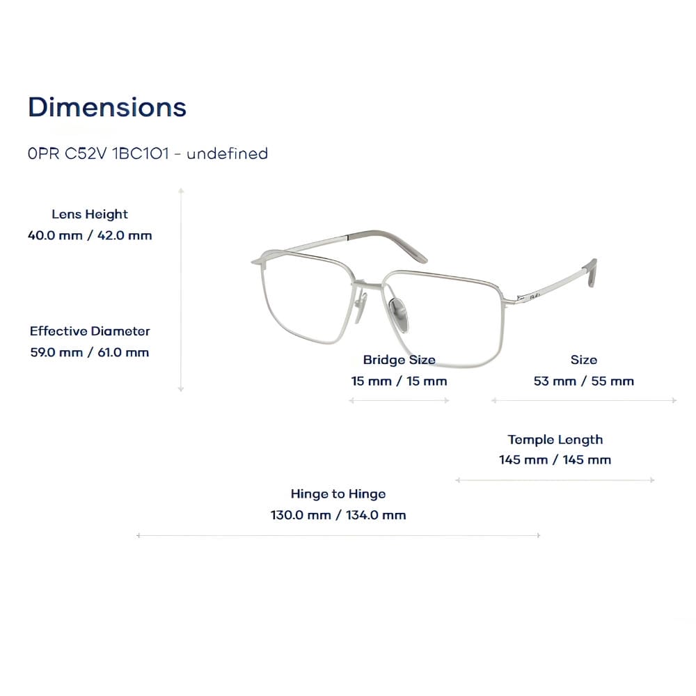 Gọng Kính Prada 0PR C52V – Chính Hãng Luxottica