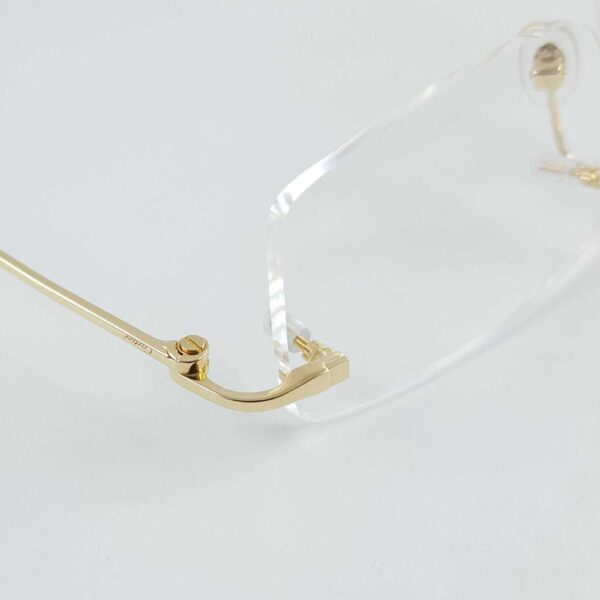 kinh-khong-gong-cartier-CT0094O (1) Cartier CT0094O Kính Không Gọng Đúc Vàng Nguyên Khối 18K – Tem Chính Hãng Vinaoptic - Ảnh 8