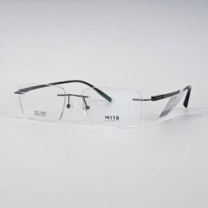 Kính Không Gọng Chữ Nhật Mito MT8017 – Pure Titanium Tem Chính Hãng 101