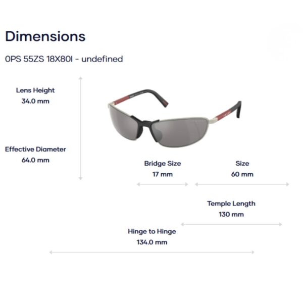 kinh-mat-the-taho-prada-0ps-55zs (7) Prada Linea Rossa 0PS 55ZS Kính Mát Thể Thao – Tem Chính Hãng Luxottica - Ảnh 4
