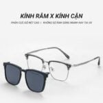 Kính Râm Cận Clip On Snap 7799 Bộ 2 Kẹp Kính - Ảnh 2