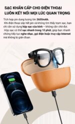 Kính Thông Minh Aison M02 – Dịch Thuật AI, Camera 08, Hộp Sạc, Tuyển Phát Wifi, Nghe Gọi