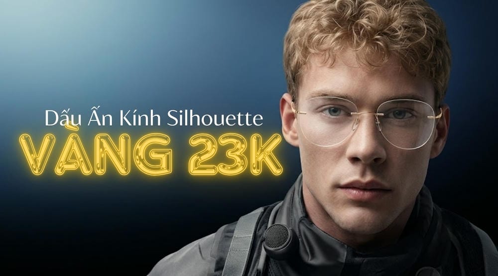 Vàng 23K – Bí Mật Đằng Sau Ánh Sáng Của Kính Silhouette