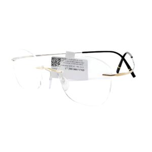 Silhouette L022 EU 7581 Gold Plated Kính Không Gọng Mạ Vàng - Tem Chính Hãng 101