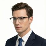 Gọng Kính Nửa Khung Titanium Zenta DP25-A-ZT8225 - Tem Chính Hãng 101