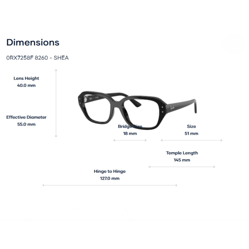 Rayban 0RX7258F Shea – Gọng Kính Chính Hãng Luxottica