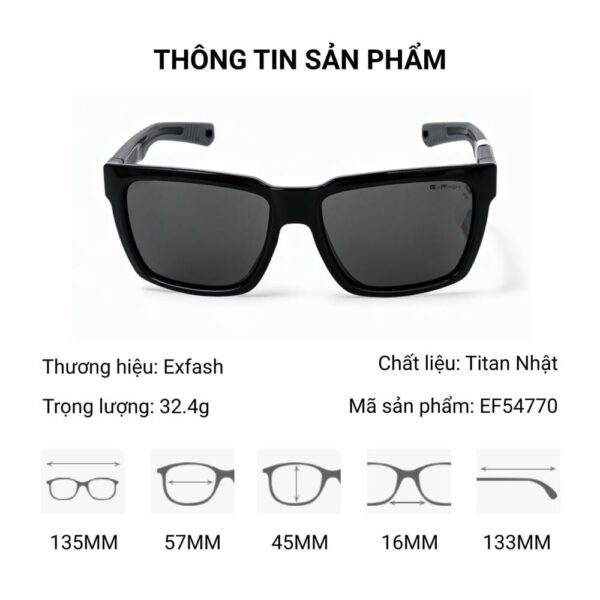 Exfash EF54770 Kính Mát Thể Thao – Tem Chính Hãng 101 - Ảnh 3