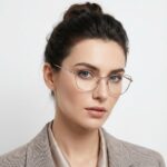 Gọng Kính Mắt Mèo Exfash EF74269T Titanium – Tem Chính hãng 101