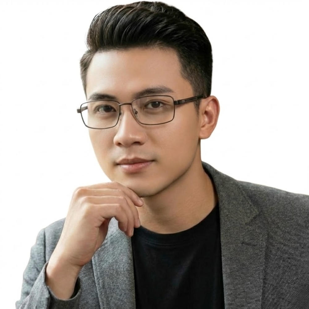 Gọng Kính Exfash EF81270T Titanium Chữ Nhật – Tem Chính Hãng 101