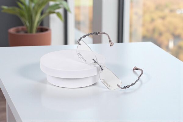 Kính Không Gọng Mắt Mèo Titanium Crystal C-33603 - Ảnh 8