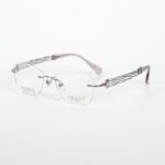 Kính Không Gọng Mắt Mèo Titanium Crystal C-33603 - Ảnh 6