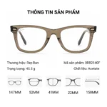 Ray-Ban Orignal Wayfarer Change 0Rb2140F Kính Mát - Tem Chính Hãng Luxottica