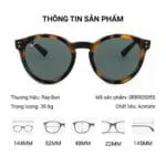 Kính Mát Oval RayBan Reverse 0RBR0505S - Tem Chính Hãng Luxottica