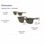 Rayban Orignal Wayfarer Change 0Rb2140F Kính Mát - Tem Chính Hãng Luxottica