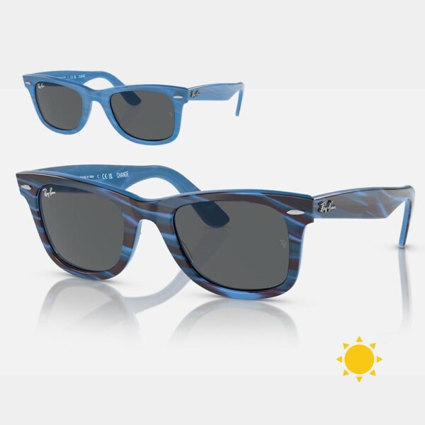 Rayban Orignal Wayfarer Change 0Rb2140F Kính Mát - Tem Chính Hãng Luxottica