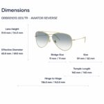 Kính Mát Sunglasses Rayban Aviator Reverse 0RBR0101S – Tem Chính Hãng Luxottica - Ảnh 2