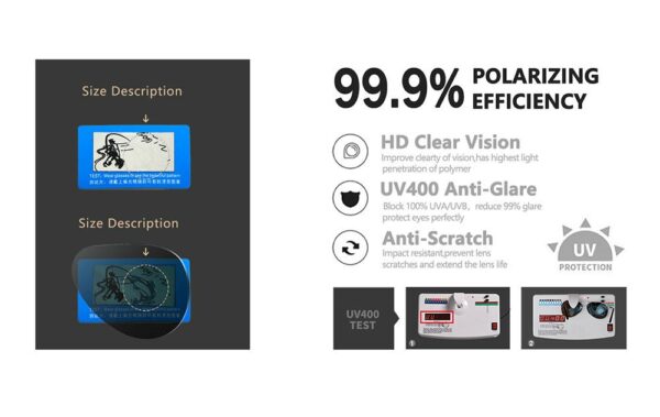 Kính Mát Aviator Veithdia 8255 Phân Cực Polarized - Ảnh 5