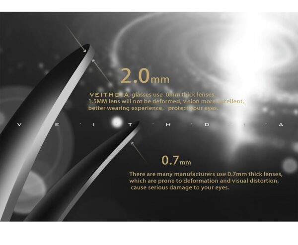 Kính Mát Aviator Veithdia 8255 Phân Cực Polarized