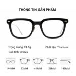 Gm Zin Gọng Kính Vuông - Bản Đẹp Nhất Thị Trường