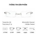 Kính Không Gọng Gm Paranoyd - Bản Đẹp Nhất Thị Trường