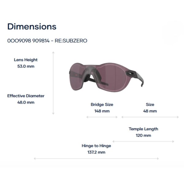 Oakley Resubzero 0OO9098 Kính Mát Thể Thao - Tem Chính Hãng Luxottica