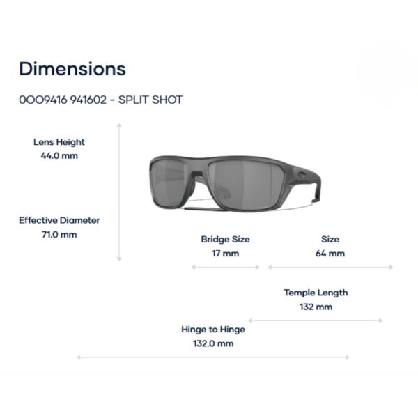 Oakley Split shot 0OO9416 Kính Mát Thể Thao - Tem Chính Hãng Luxottica