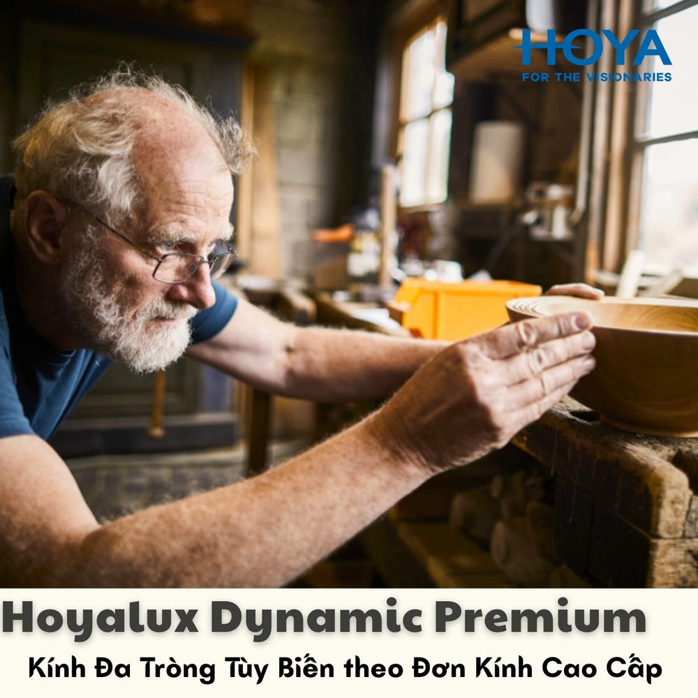 Tròng Kính Đa Tròng Hoyalux Dynamic Premium Tùy Biến Theo Đơn Kính Cao Cấp Chính Hãng