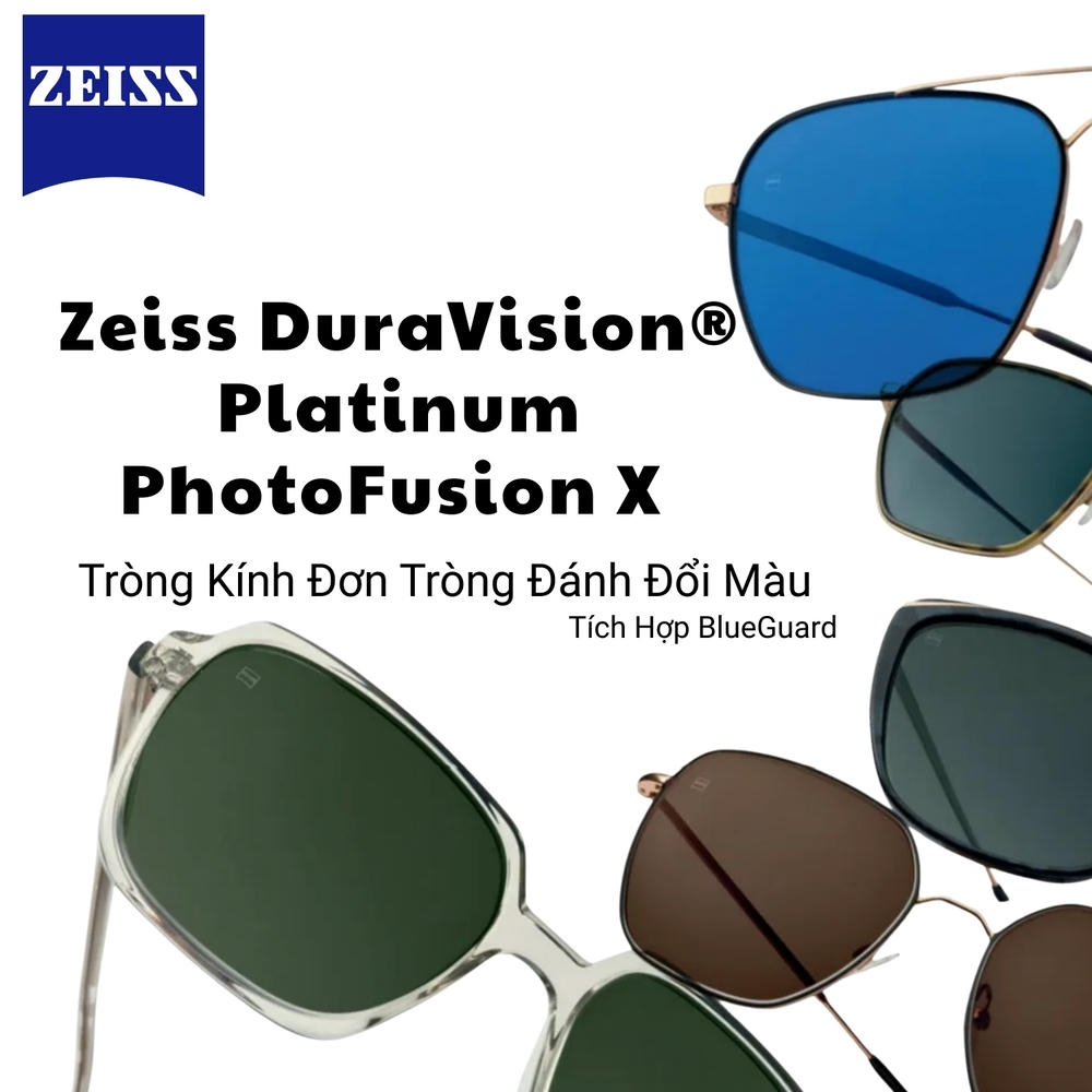 Zeiss PhotoFusion X DuraVision® Platinum | Đơn Tròng Đổi Màu