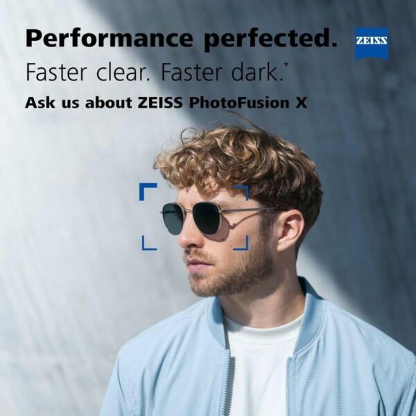 Zeiss ClearView DuraVision® Platinum PhotoFusion X – Tròng Kính Đơn Tròng Đánh Đổi Màu Tích Hợp BlueGuard