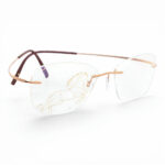 Silhouette Titan Minimal Art d’Or L027 Kính Không Gọng Mạ Vàng 23K – BST Atelier Next Phiên Bản Đặc Biệt 2026 - Ảnh 4