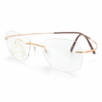 Silhouette Titan Minimal Art d’Or L027 Kính Không Gọng Mạ Vàng 23K – BST Atelier Next Phiên Bản Đặc Biệt 2026