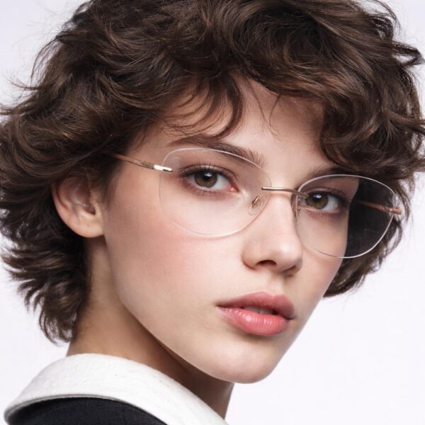 Silhouette Titan Minimal Art d’Or L027 Kính Không Gọng Mạ Vàng 23K – BST Atelier Next Phiên Bản Đặc Biệt 2026