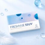 Kính Áp Tròng Trong Suốt FreshVue 55UV Clear 3 Tháng Chính Hãng Date Mới