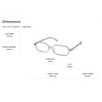 Gọng Kính Chữ Nhật Mắt Mèo Miu Miu 0MU 01YVF - Chính Hãng Tem MyEssilorLuxottica