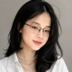 Exfash EF33281T Gọng Kính Nửa Khung Titanium – Tem Chính Hãng 101