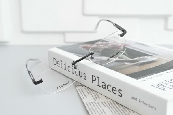 Kính Không Gọng Chữ Nhật Titanium Montblanc MB0279O