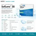 Kính Áp Tròng 3 Tháng Siêu Mỏng Bausch & Lomb Soflens 38 Chính Hãng - Ảnh 2