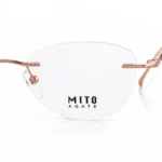 Mito MT1885 Kính Không Gọng Mắt Mèo Titanium - Tem Chính Hãng 101