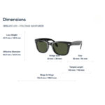 RayBan Folding Wayfarer 0RB4105 Kính Mát - Tem Chính Hãng Luxottica