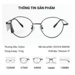 Subon GD25-K-SB6056 Gọng Kính Trẻ Em Tròn - Chính Hãng - Ảnh 2