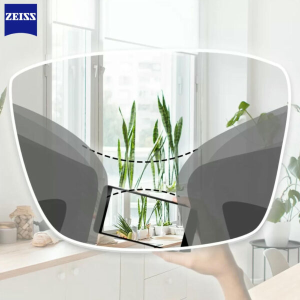 Zeiss Progressive Light 2 3D Tròng Kính Đa Tròng UVProtect/BlueGuard với Lớp Phủ DuraVision