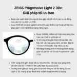 Zeiss Progressive Light 2 3DV Tròng Kính Đa Tròng UVProtect/BlueGuard với Lớp Phủ DuraVision Gold