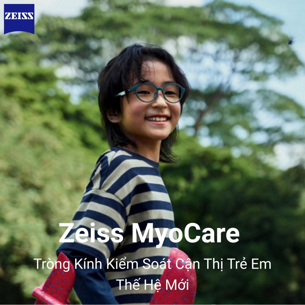 Zeiss MyoCare – Tròng Kính Trẻ Em Kiểm Soát Cận Thị Thế Hệ Mới 2026