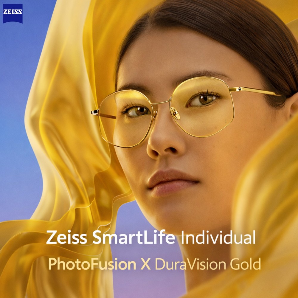 Zeiss SmartLife Individual PhotoFusion X DuraVision Gold – Kính Đơn Tròng Cá Nhân Đổi Màu Tích Hợp BlueGuard