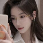 DOX D13166 Kính Không Gọng Chữ Nhật Mạ Vàng 18K – Chính Hãng