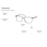 Gọng Kính Chữ Nhật PRADA 0PR 14WVF - Tem Chính Hãng Luxottica