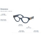 Gọng Kính Oval Miu Miu 0MU 01VV – Tem Chính Hãng Luxottica
