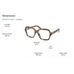 Gọng Kính Chữ Nhật Miu Miu 0MU 03YVF – Tem Chính Hãng Luxottica