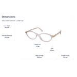 Gọng Kính Oval Miu Miu 0MU 09XVF – Tem Chính Hãng Luxottica
