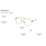 Gọng Kính Mắt Mèo Miu Miu 0MU 50XV – Tem Chính Hãng Luxottica